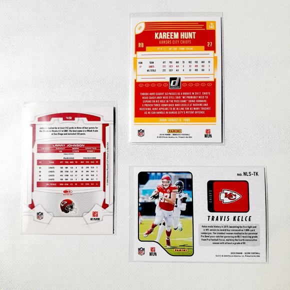 Kansas City Chiefs 9 Card Lot - FBL [16_3] - Picture 8 of 8